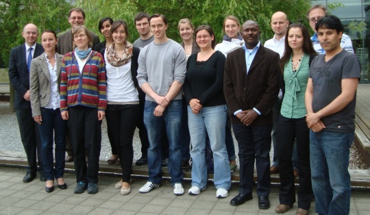 Gruppe internationaler Doktoranden